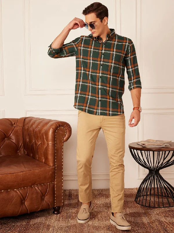 Men's Custom Dress Shirts for a Personalized FitDENNISON Smart Tartan Checks Checked Button-Down Collar Casual Shirt Men's Custom Dress Shirts for a Personalized FitDENNISON Smart Tartan Checks Checked Button-Down Collar Casual Shirt