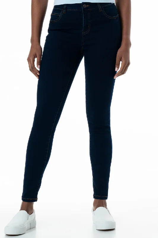 Men's Pants with SuspendersRf01 Mid Rise Skinny Jeans _ 151004 _ Dark Wash