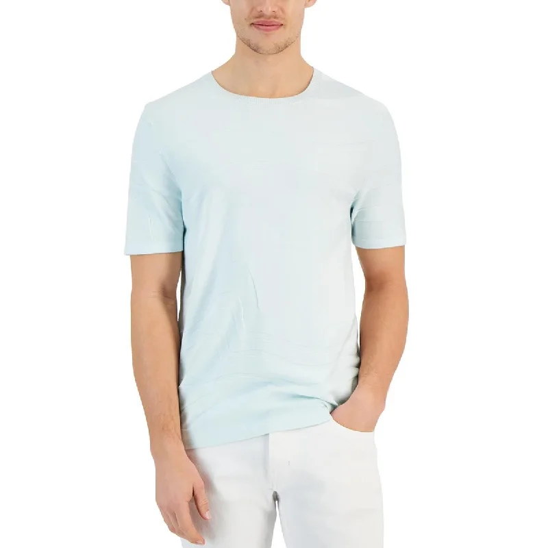 Men's Shirts for HikingMens Solid Rayon T-Shirt