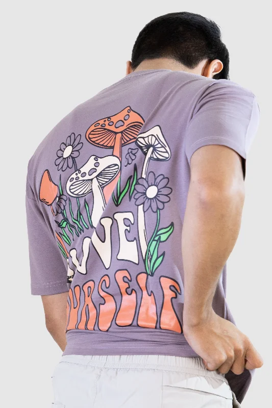 Men's Shirts with Abstract DesignsLove Yourself T-shirt: Lilac
