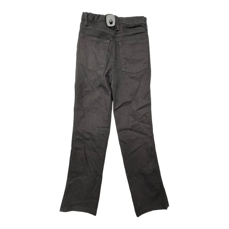 High-Waisted Men's JeansJeans Straight By Good American In Black Denim, Size:4