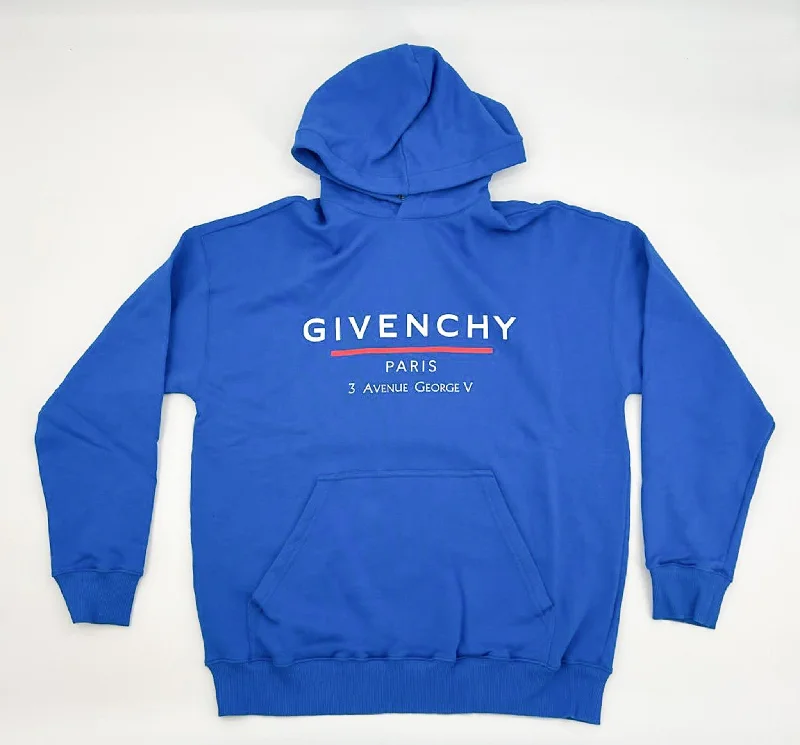 Givenchy Ocean Blue Address Hoodie
