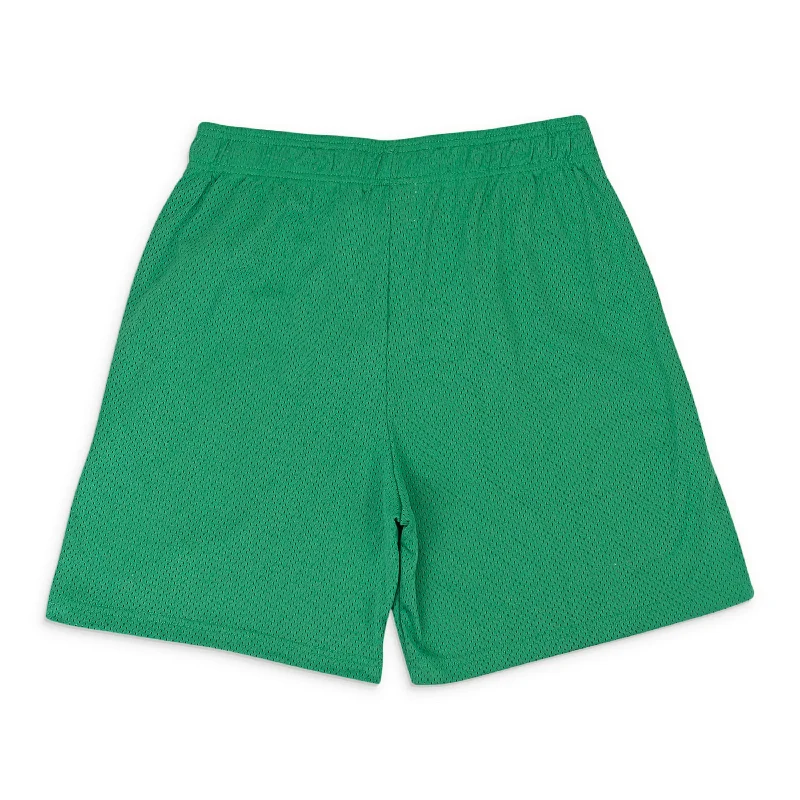 Men's Pants with Stretchable Fabric for FlexibilityWOODSTOCK MESH GREEN SHORTS