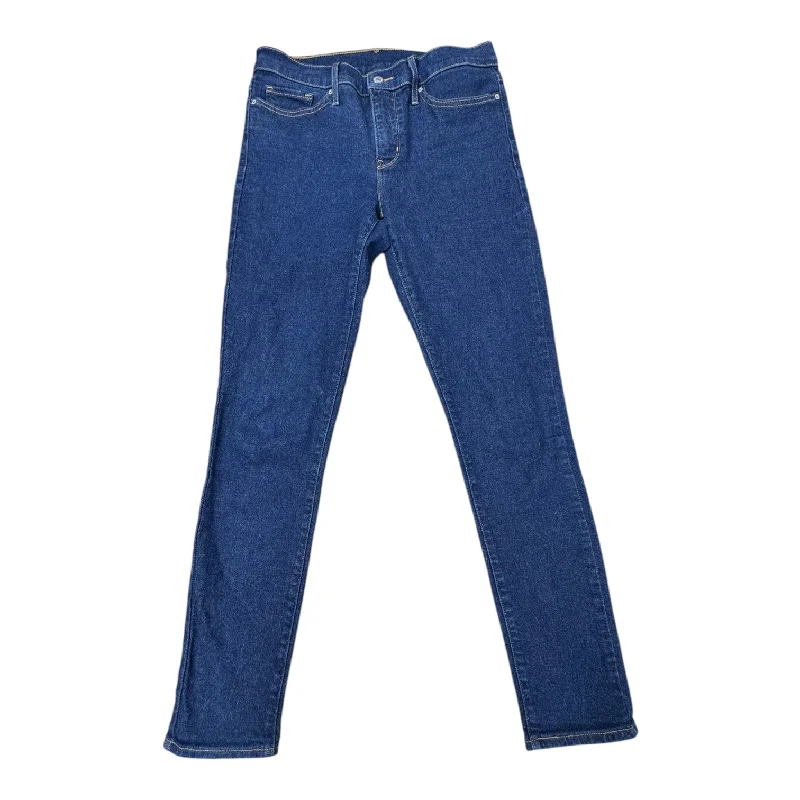 Men's Jeans with RipsJeans Skinny By Levis In Blue, Size:8