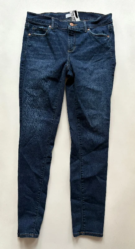 Men's Jeans with Elastic WaistbandsJeans Straight By Loft In Blue, Size: 4