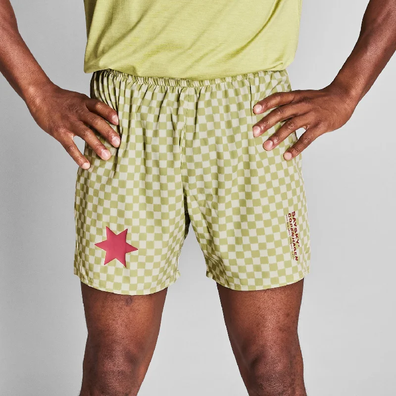 Men's Sweatpants for LoungingChecker Pace Shorts 5''