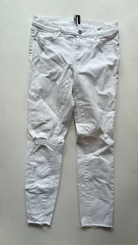 Sustainable Eco-Friendly Men's JeansJeans Straight By Loft In White, Size: 4