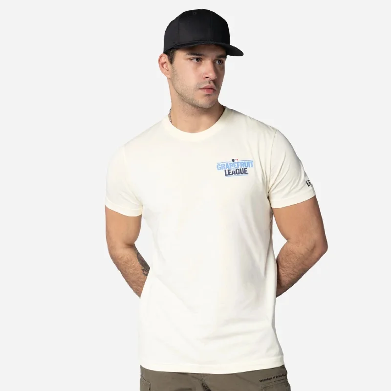 Men's Shirts with Surplice HemlinesGrapefruit League Spring Training 2025 Cream T-Shirt