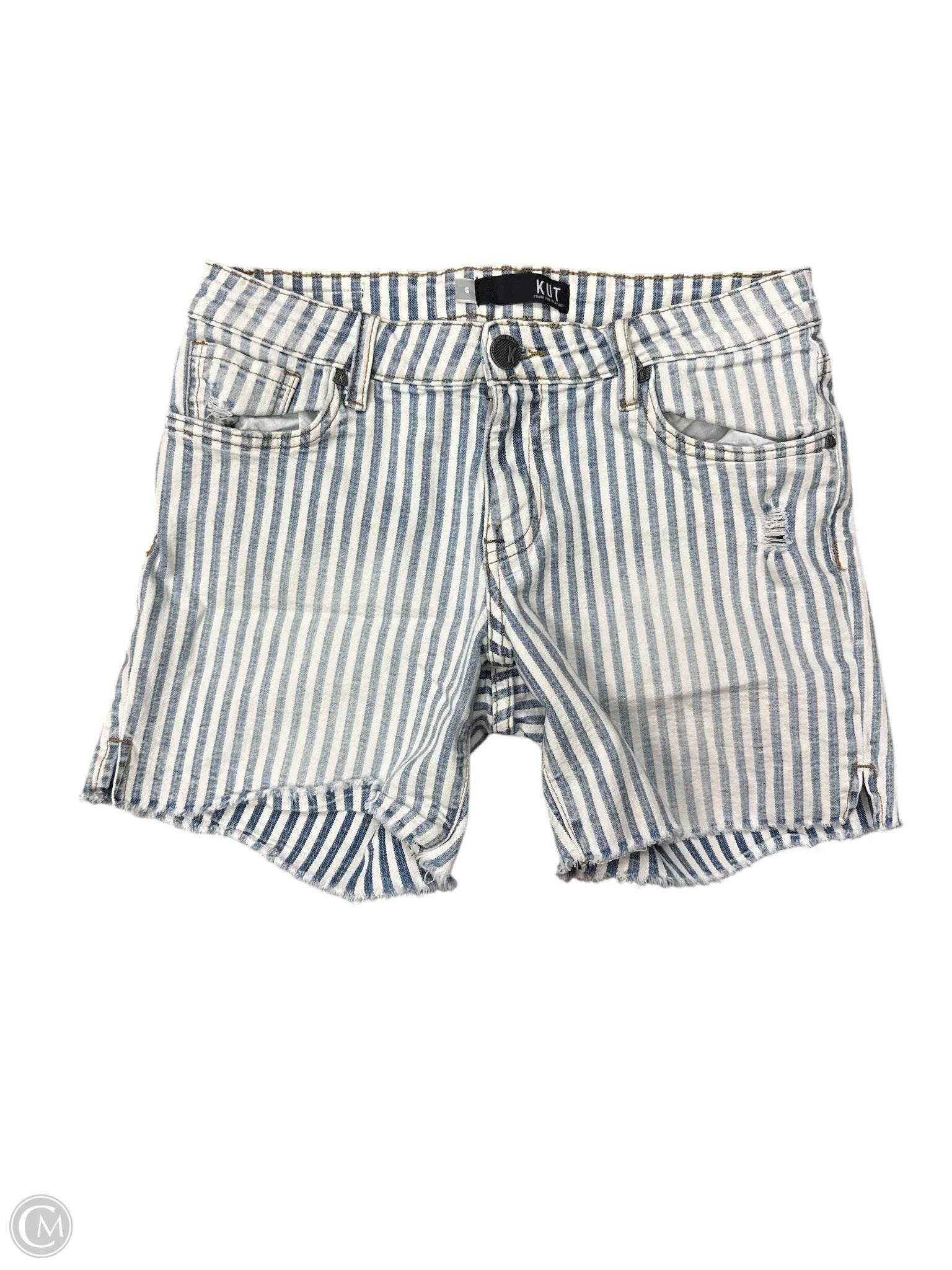Men's Bootcut Jeans for a Flattering ShapeShorts By Kut In Striped Pattern, Size: 6