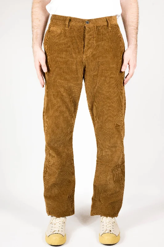 Men's Pants with Stain-Resistant TreatmentJapanese  8 wale Caramel Corduroy Miners