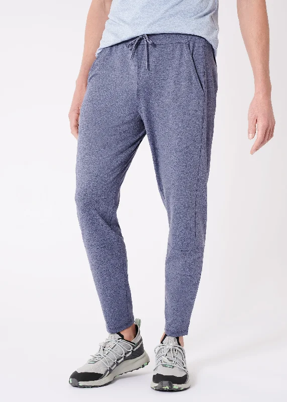 Men's Patterned Pants with StripesSummit Pant | Heather Blue