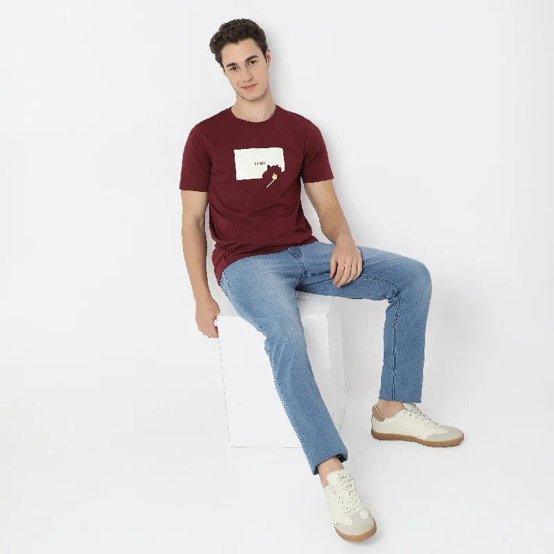 Men's Shirts with Pocket SquaresGraphic Crew Neck Modern Home T-Shirt