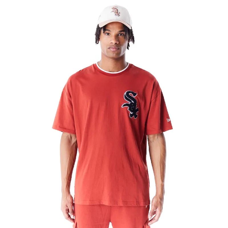 Men's Shirts with Elastic WaistbandsChicago White Sox World Series Copper Drop Shoulder T-Shirt
