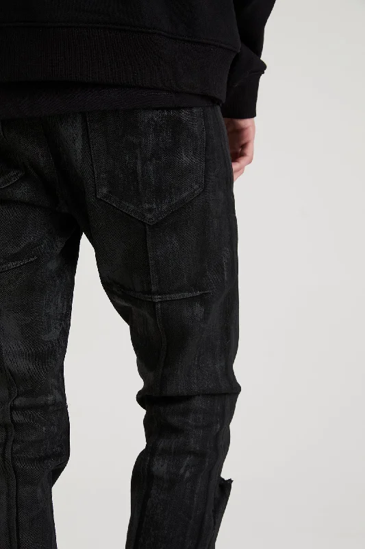 Men's Chino Shorts for Warm WeatherCLAYTON SKINNY JEAN | OBSIDIAN