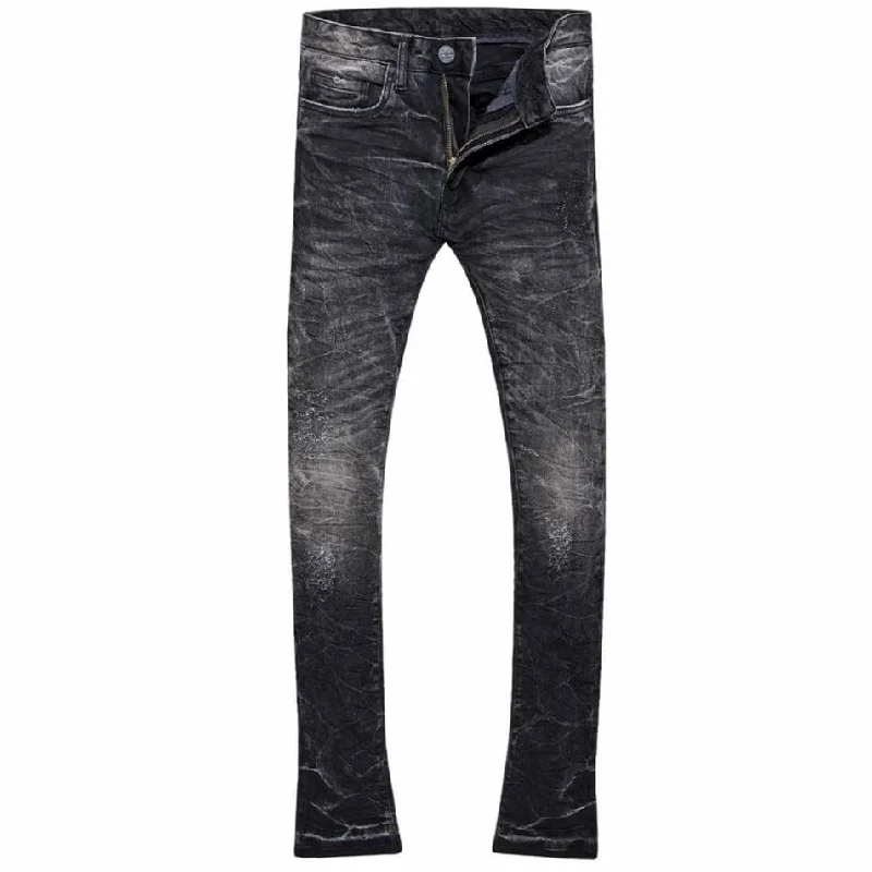 Men's Relaxed-Fit Pants for ComfortJordan Craig Martin Stacked Woodstock Denim (Vintage Black) JTF201 Men's Relaxed-Fit Pants for ComfortJordan Craig Martin Stacked Woodstock Denim (Vintage Black) JTF201