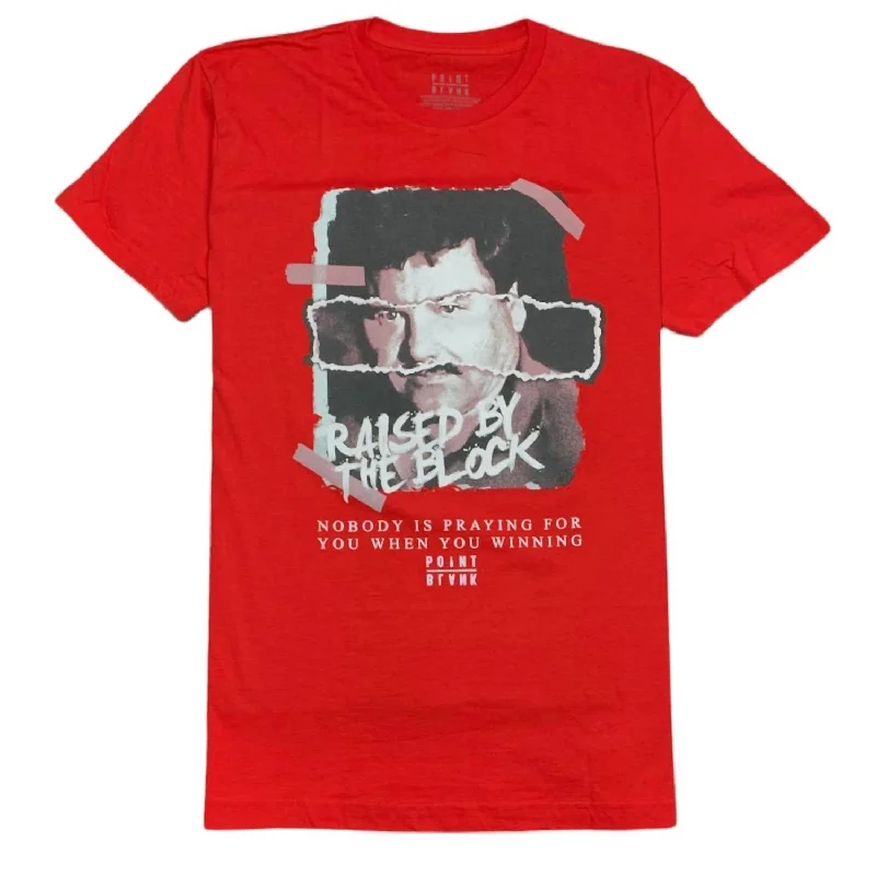 Men's Unique and Designer TopsMen's El Chapo Torn T-Shirt In Red