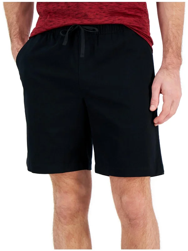 Men's Tapered Pants for a Slimming EffectMens Drawstring Pockets Casual Shorts