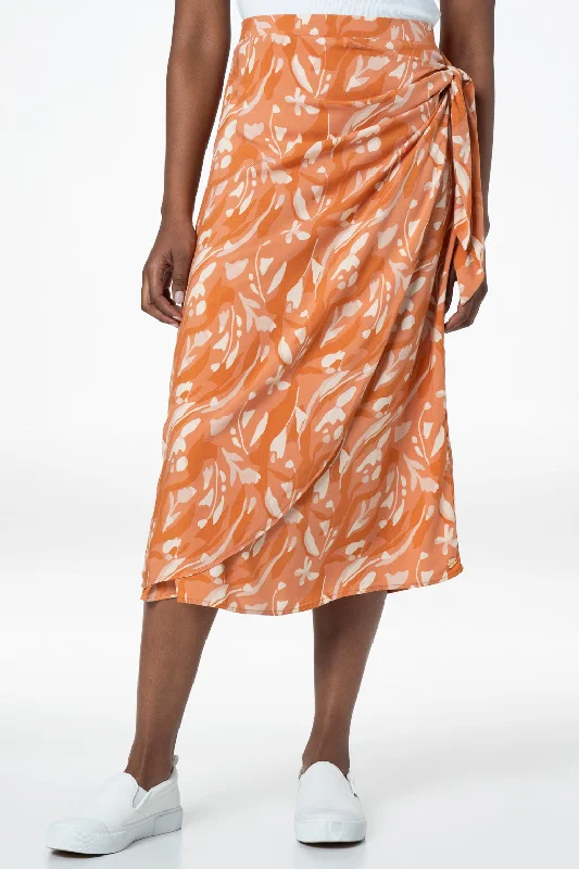 Men's Pants with Welt PocketsColumn Skirt _ 148181 _ Orange
