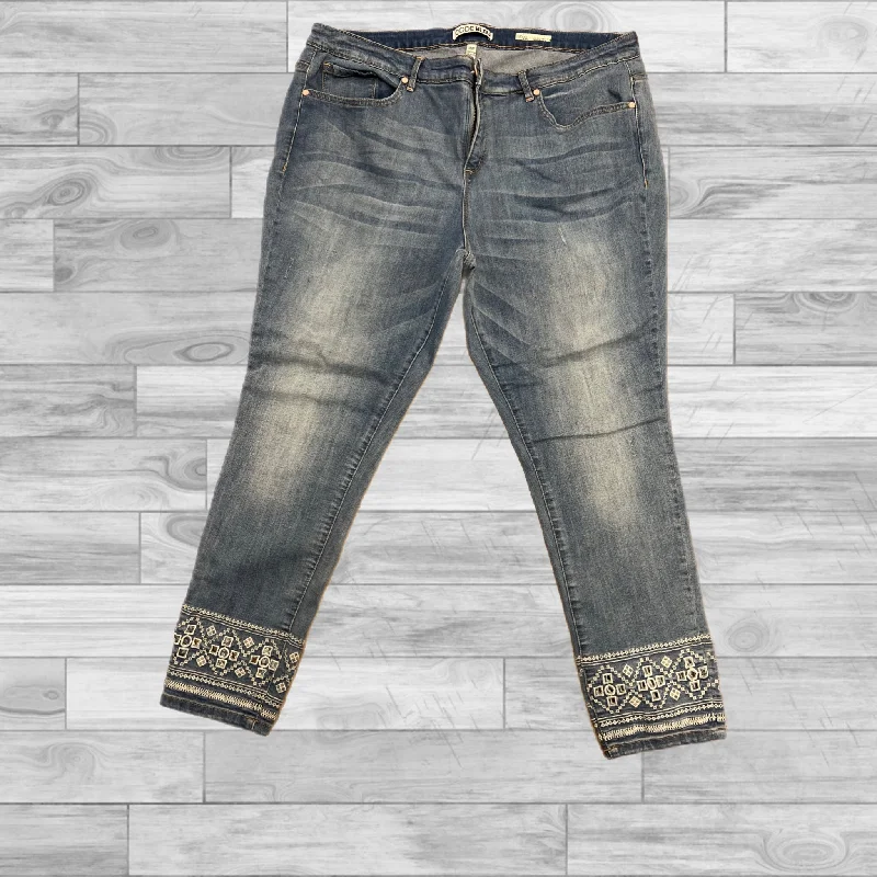 Premium Quality Men's Jeans for Every OccasionJeans Cropped By Code Blue In Blue, Size: 18 Premium Quality Men's Jeans for Every OccasionJeans Cropped By Code Blue In Blue, Size: 18