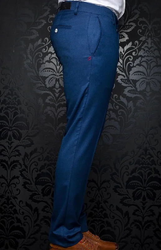 Men's Pants with Pleated FrontsAU NOIR | Ultra Stretch Pants | Wesson Craig Navy