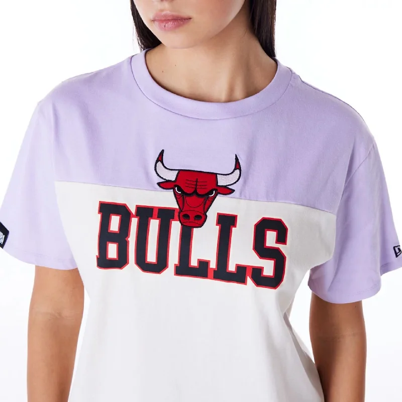 Men's Shirts for BoatingChicago Bulls Womens NBA Pastel Purple Oversized T-Shirt