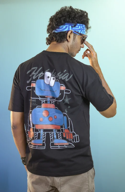 Men's Dressy Shirts for Formal EventsMecha Drop Tee - Black