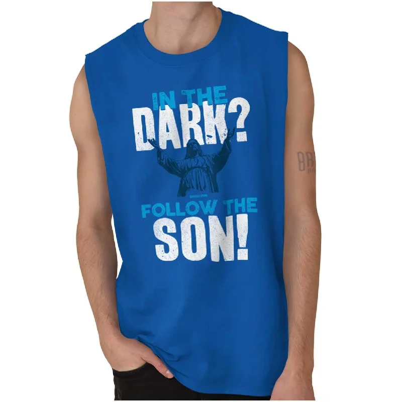 Men's Logo T-Shirts for Brand RepresentationFollow the Son Sleeveless T Shirt