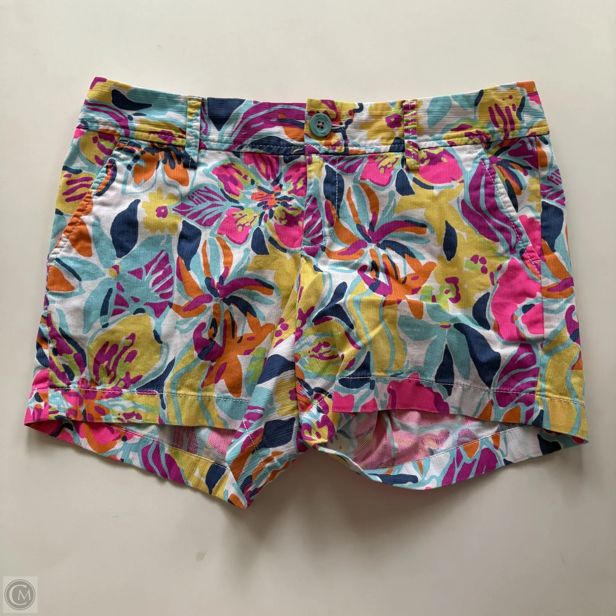 Men's Pants with Logo EmbossmentsShorts By Lilly Pulitzer In Multi-colored, Size: 4