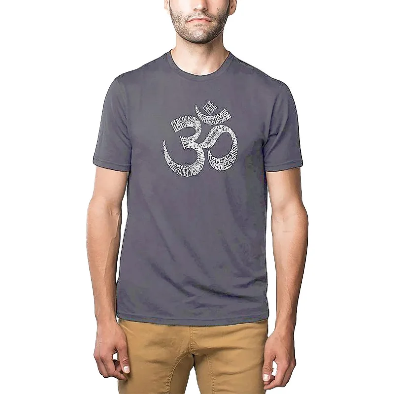 Men's Shirts with Appliqué DetailsMens Graphic Cotton Graphic T-Shirt