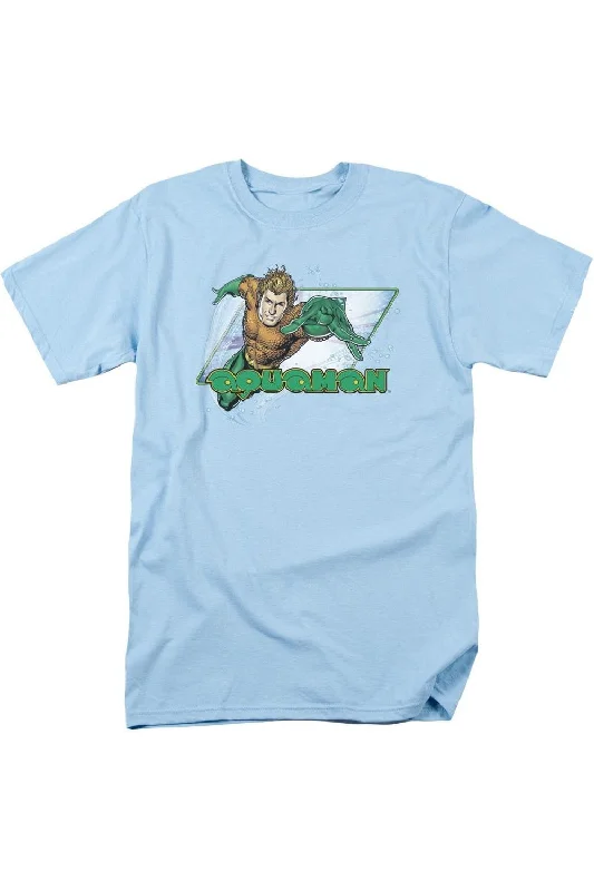 Men's Long-Sleeved ShirtsJustice League of America Aquaman Short Sleeve Adult Tee / T-Shirt