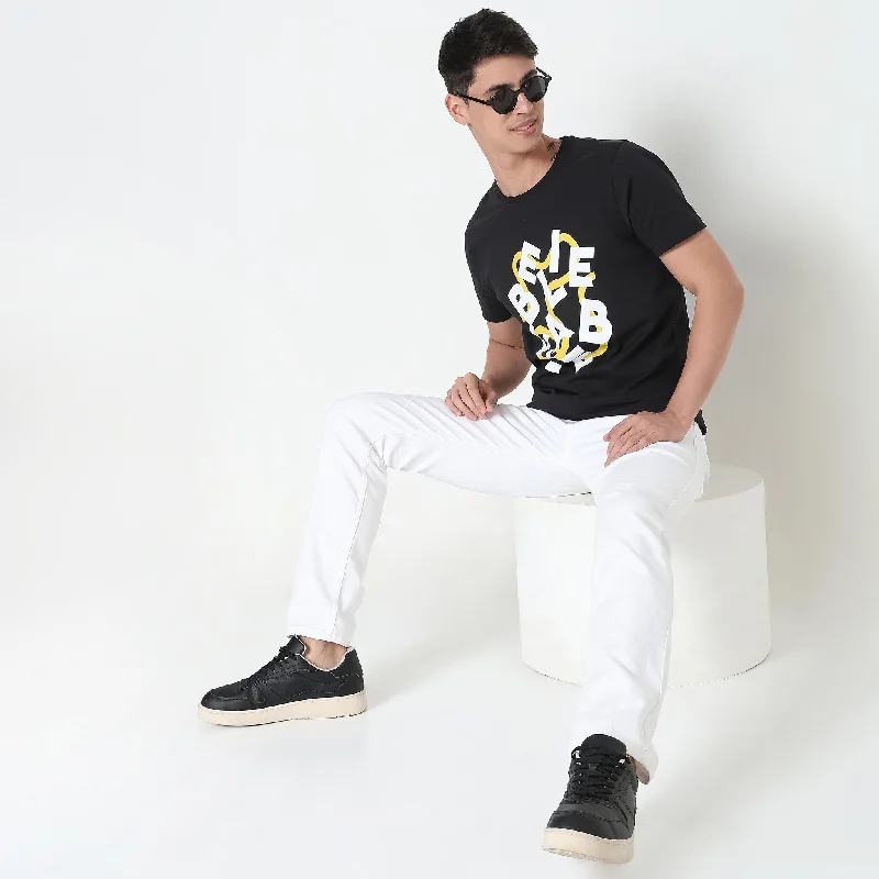 Men's Casual Shirts for Everyday WearRegular Fit Graphic T-Shirt