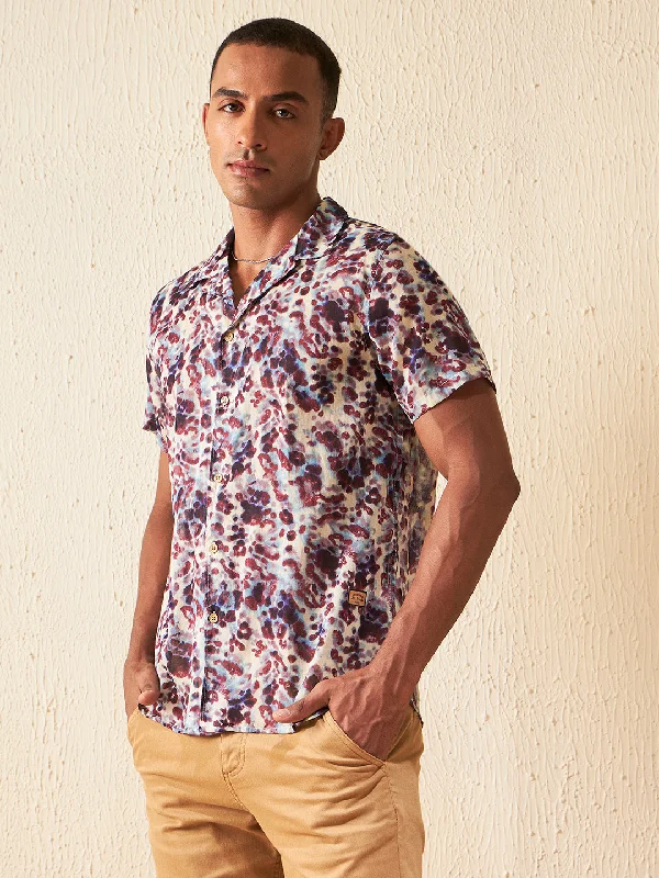 Men's Big and Tall Shirts for Added ComfortDENNISON Men Multicoloured Block Printed Shirt Men's Big and Tall Shirts for Added ComfortDENNISON Men Multicoloured Block Printed Shirt