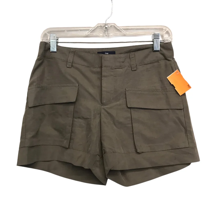 Men's Pants with Button-CuffsShorts By Gap In Green, Size:0
