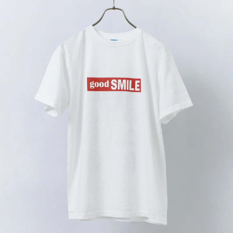 Men's Shirts with Patchwork SleevesGOOD ON / Good Smile T-shirt