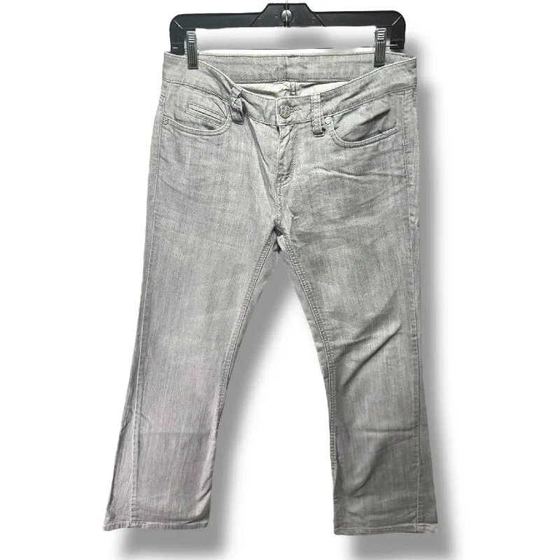 Light Blue Denim Men's JeansJeans Flared By Bcbgmaxazria In Grey Denim, Size: 6