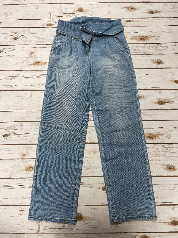 XXXL Men's JeansJeans Wide Leg By Cme In Blue Denim, Size: 4