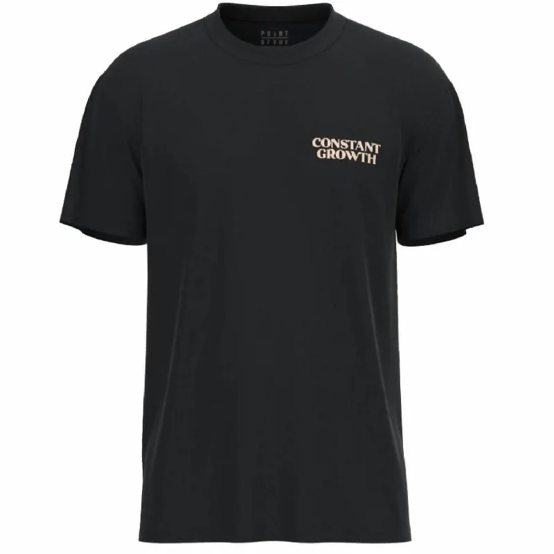 Men's Shirts with French CuffsMen's Constant Growth T-Shirt In Black