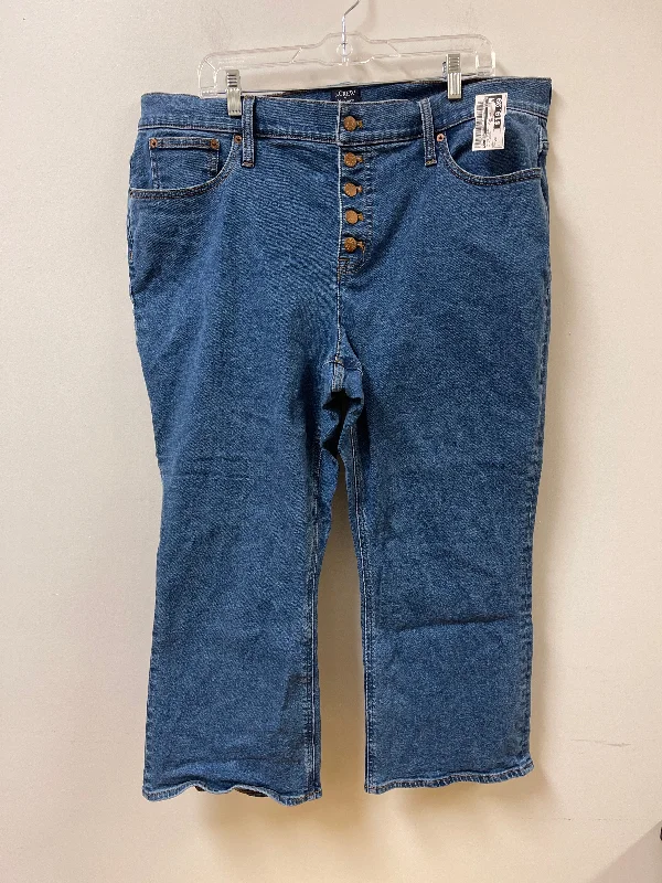 Affordable Designer Men's JeansJeans Flared By J. Crew In Blue Denim, Size: 20