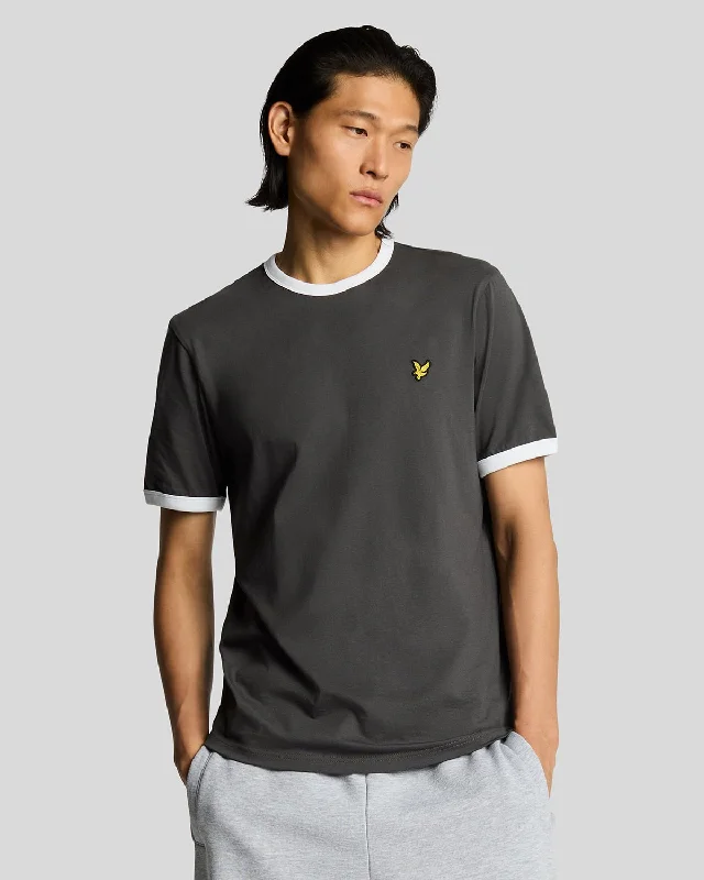 Men's Shirts with Adjustable CuffsRinger T-Shirt