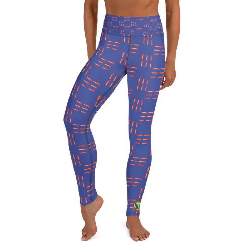 Indians #blue - Yoga Leggings