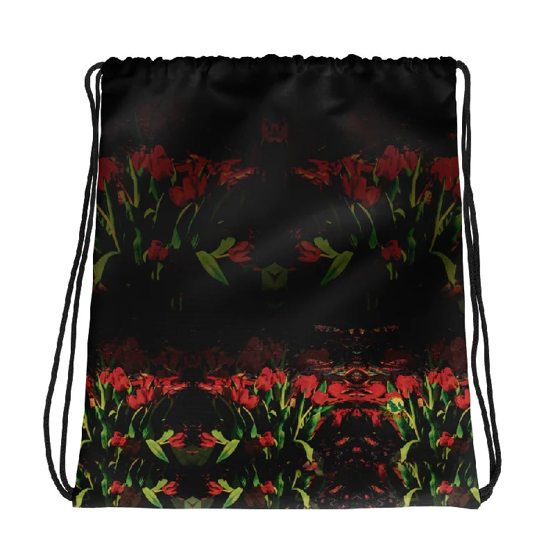 Red Impressions - Drawstring bag