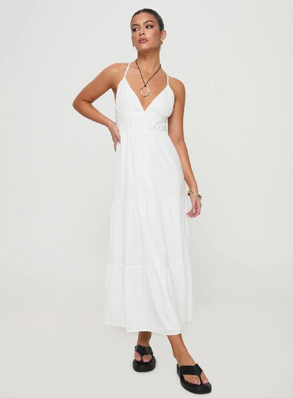 Mckew Maxi Dress White