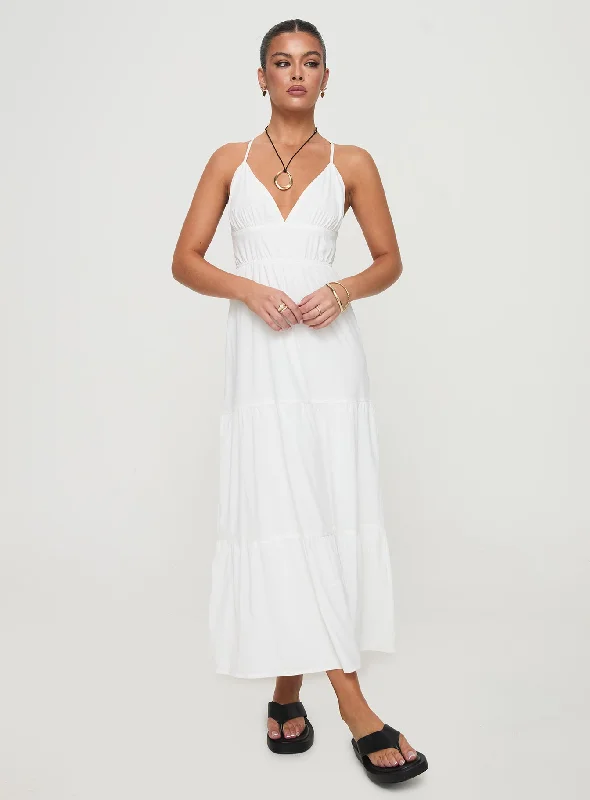 Mckew Maxi Dress White