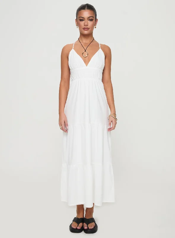 Mckew Maxi Dress White