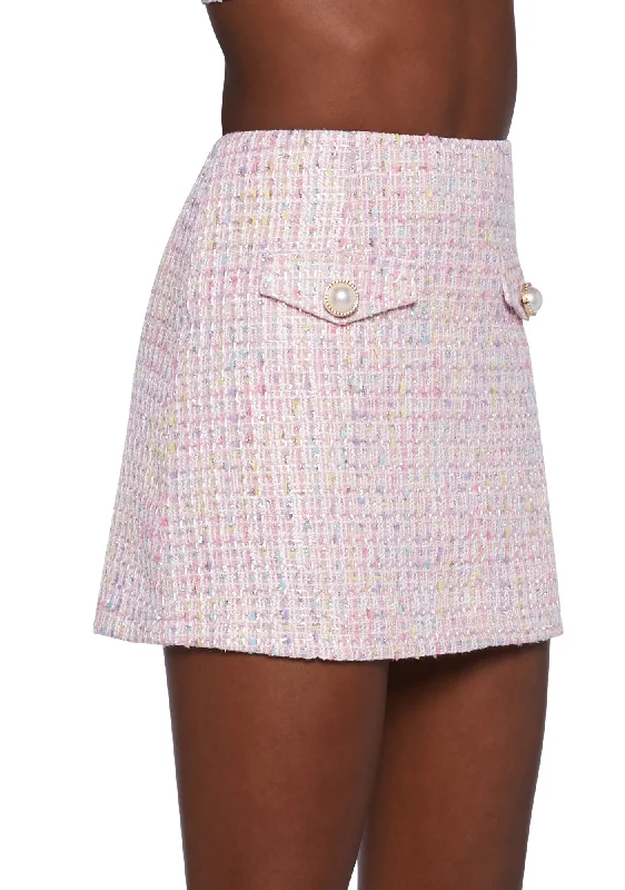 Expensive Taste Tweed Skirt