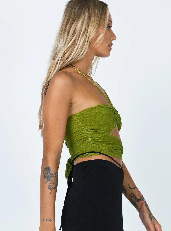 Loriella Ring Detail Crop Top Loriella Ring Detail Crop Top
