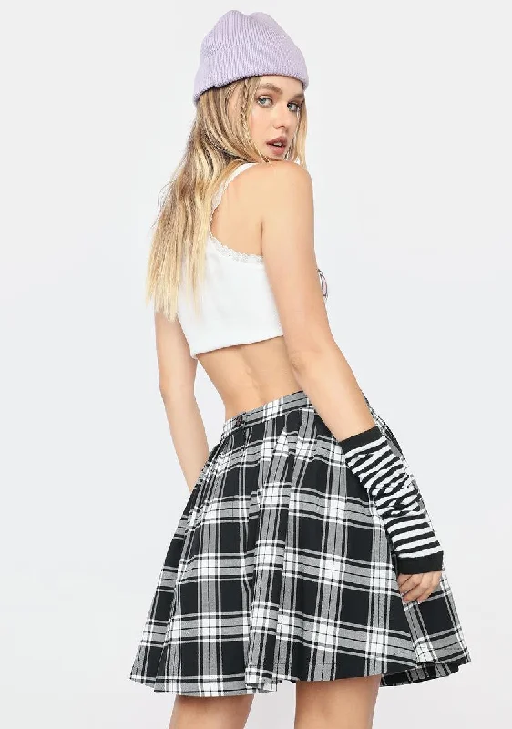 Solstice Plaid Skirt