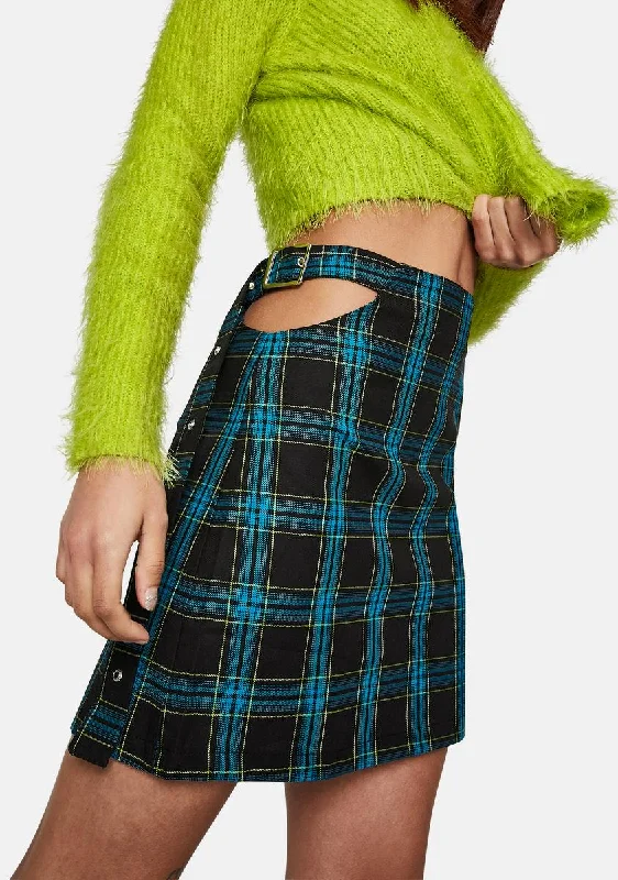 Trinity Plaid Mini Skirt