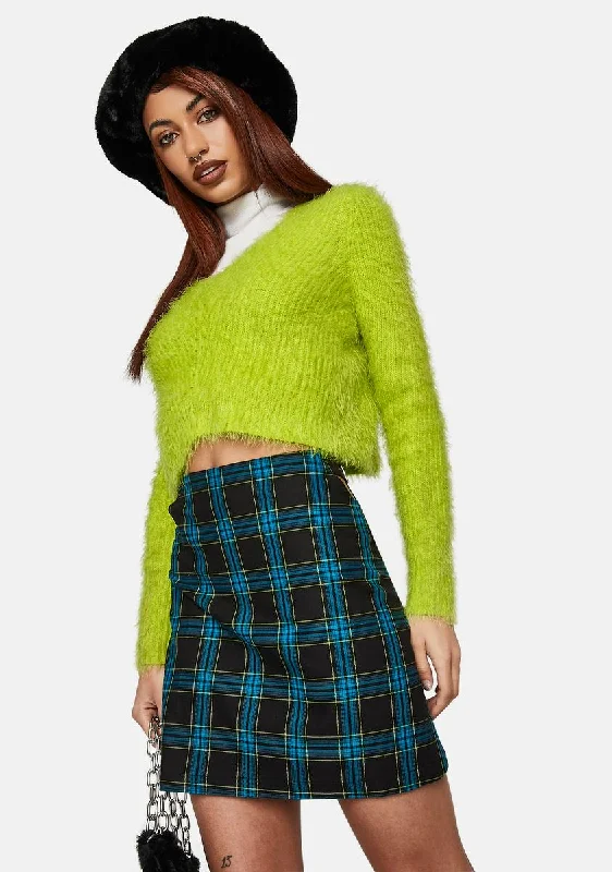 Trinity Plaid Mini Skirt