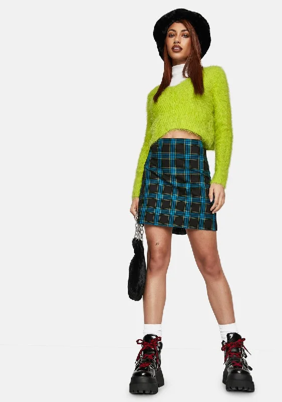 Trinity Plaid Mini Skirt